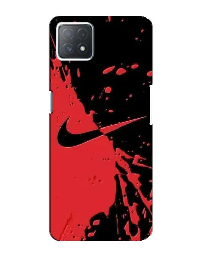 Чехол для OPPO A73 (5G) с картинкой «Красные брызги Nike» Чехол для OPPO A73 (5G) с картинкой «Красные брызги Nike»