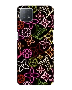 Чохол для OPPO A73 (5G) з картинкою «Неоновий мікс Nike»