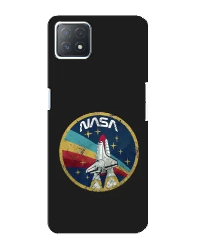 Чехол для OPPO A73 (5G) с картинкой «NASA — эмблема миссии»