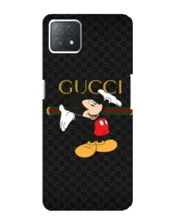 Чехол для OPPO A73 (5G) с картинкой «Микки Маус Gucci»