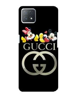 Чехол для OPPO A73 (5G) с картинкой «Gucci — герои Disney»