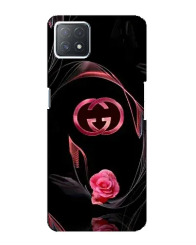 Чехол для OPPO A73 (5G) с картинкой «Gucci — неоновая роза»