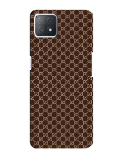 Чехол для OPPO A73 (5G) с картинкой «Gucci — шоколадная сетка»