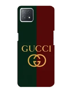 Чехол для OPPO A73 (5G) с картинкой «Gucci — темно-зеленый градиент»