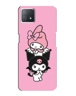 Чехол для OPPO A73 (5G) с картинкой «My Melody и Kuromi» Чехол для OPPO A73 (5G) с картинкой «My Melody и Kuromi»