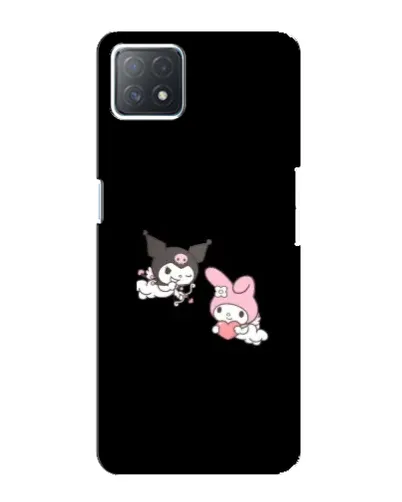 Чехол для OPPO A73 (5G) с картинкой «My Melody и Kuromi»