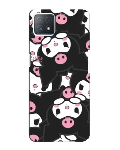 Чехол для OPPO A73 (5G) с картинкой «Паттерн голов Куроми»