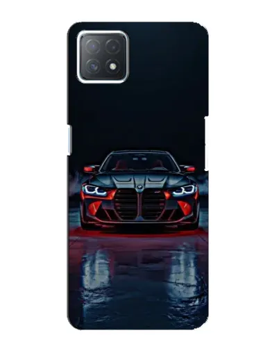 Чехол для OPPO A73 (5G) с картинкой «BMW на мокрой дороге»