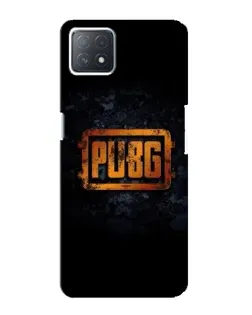 Чехол для OPPO A73 (5G) с картинкой «PUBG — золотой логотип»