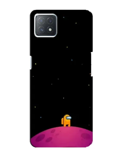 Чехол для OPPO A73 (5G) с картинкой «Одинокий герой на планете»