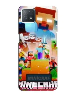Чохол для OPPO A73 (5G) з картинкою «Minecraft герої гри» Чохол для OPPO A73 (5G) з картинкою «Minecraft герої гри»