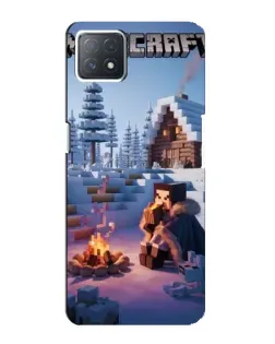 Чехол для OPPO A73 (5G) с картинкой «Зимний Minecraft» Чехол для OPPO A73 (5G) с картинкой «Зимний Minecraft»