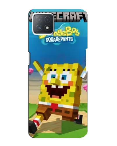 Чехол для OPPO A73 (5G) с картинкой «Губка Боб Minecraft» Чехол для OPPO A73 (5G) с картинкой «Губка Боб Minecraft»