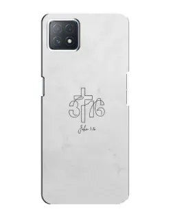 Чехол для OPPO A73 (5G) с картинкой «Иоанна 3:16 Крест» Чехол для OPPO A73 (5G) с картинкой «Иоанна 3:16 Крест»