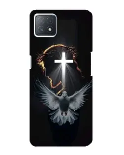 Чехол для OPPO A73 (5G) с картинкой «Голубь и Свет»