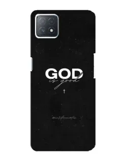 Чехол для OPPO A73 (5G) с картинкой «GOD — Бог над всем»