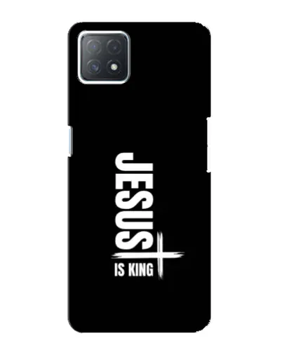 Чехол для OPPO A73 (5G) с картинкой «Вертикаль веры Jesus»