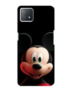 Чехол для OPPO A73 (5G) с картинкой «Улыбающийся Микки Маус»