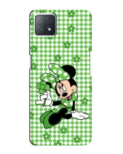 Чехол для OPPO A73 (5G) с картинкой «Mickey в клетку»