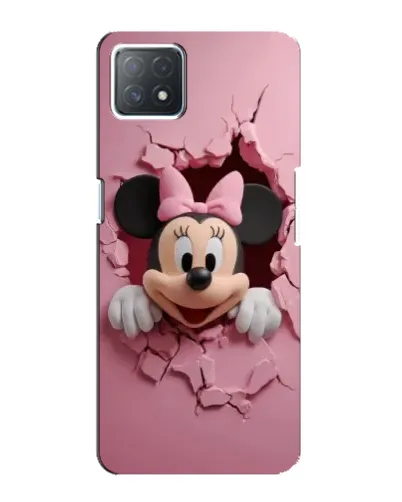Чехол для OPPO A73 (5G) с картинкой «Минни сквозь стену»