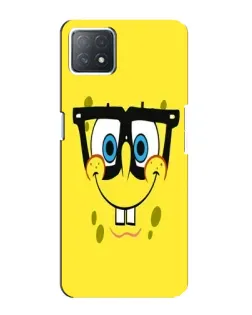 Чехол для OPPO A73 (5G) с картинкой «Минималистичный Спанч Боб»