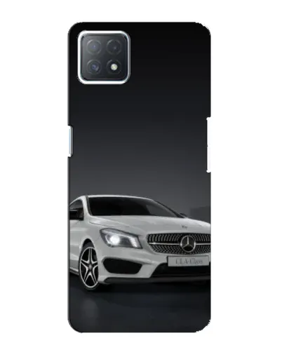 Чехол для OPPO A73 (5G) с картинкой «Mercedes AMG GT Silver»