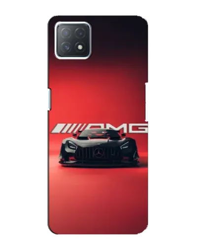 Чехол для OPPO A73 (5G) с картинкой «Mercedes AMG — красная линия»