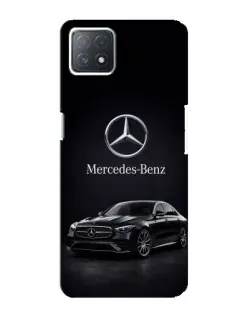 Чехол для OPPO A73 (5G) с картинкой «Mercedes — решетка радиатора»