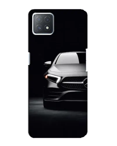 Чехол для OPPO A73 (5G) с картинкой «Свет фар Mercedes»