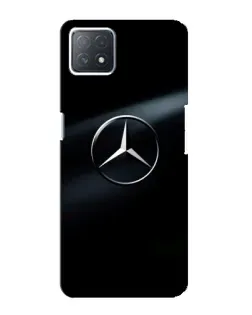 Чехол для OPPO A73 (5G) с картинкой «Mercedes на металле»