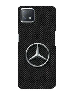 Чехол для OPPO A73 (5G) с картинкой «Карбоновый Mercedes стиль»