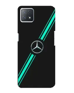 Чехол для OPPO A73 (5G) с картинкой «Спортивные линии Mercedes»
