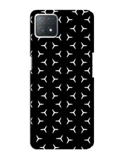 Чехол для OPPO A73 (5G) с картинкой «Mercedes паттерн звезд»