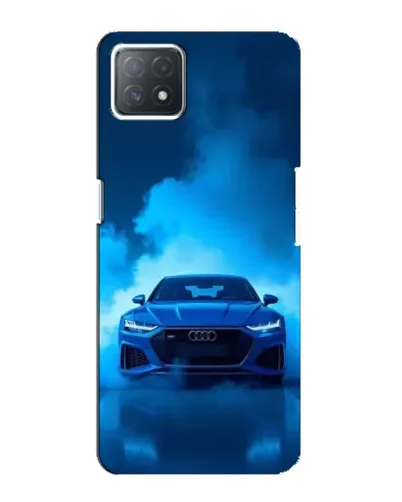 Чехол для OPPO A73 (5G) с картинкой «Audi — голубая энергия»