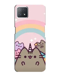 Чохол для OPPO A73 (5G) з картинкою «Єдиноріг Pusheen»