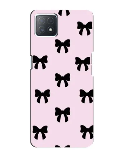 Чехол для OPPO A73 (5G) с картинкой «Черные банты Coquette» Чехол для OPPO A73 (5G) с картинкой «Черные банты Coquette»