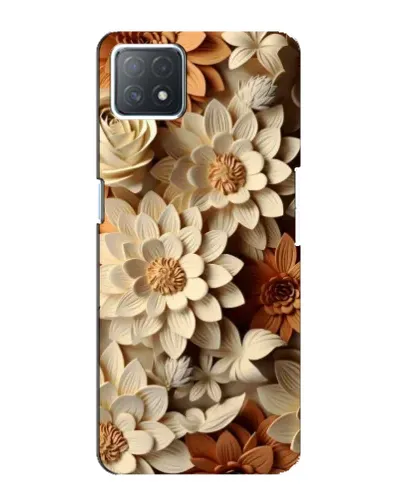Чехол для OPPO A73 (5G) с картинкой «Бежевый флористический декор» Чехол для OPPO A73 (5G) с картинкой «Бежевый флористический декор»