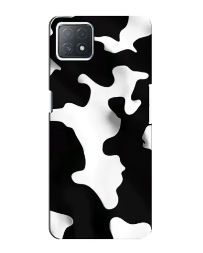 Чехол для OPPO A73 (5G) с картинкой «Черно-белое пятно»