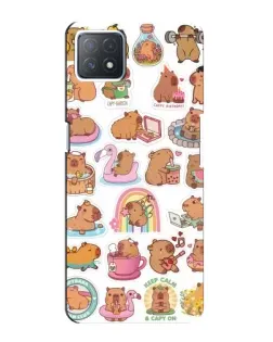 Чехол для OPPO A73 (5G) с картинкой «Капибары набор» Чехол для OPPO A73 (5G) с картинкой «Капибары набор»