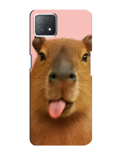 Чехол для OPPO A73 (5G) с картинкой «Капибара с языком» Чехол для OPPO A73 (5G) с картинкой «Капибара с языком»