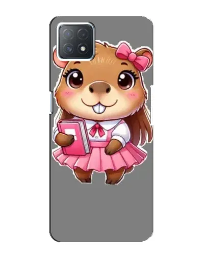 Чехол для OPPO A73 (5G) с картинкой «Девочка капибара» Чехол для OPPO A73 (5G) с картинкой «Девочка капибара»