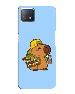 Чехол для OPPO A73 (5G) с картинкой «Капибара на скейте» Чехол для OPPO A73 (5G) с картинкой «Капибара на скейте»