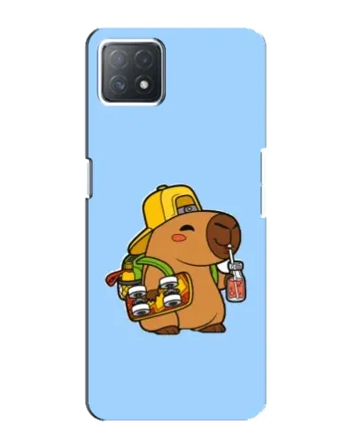 Чехол для OPPO A73 (5G) с картинкой «Капибара на скейте» Чехол для OPPO A73 (5G) с картинкой «Капибара на скейте»