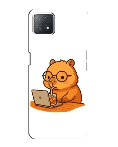 Чехол для OPPO A73 (5G) с картинкой «Капибара с ноутбуком» Чехол для OPPO A73 (5G) с картинкой «Капибара с ноутбуком»