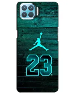 Чохол для OPPO A73 з картинкою «Jordan Cyan 23»