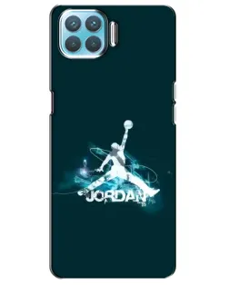 Чохол для OPPO A73 з картинкою «Jordan Blue Fire»