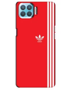 Чохол для OPPO A73 з картинкою «Червоний мінімалізм Adidas»