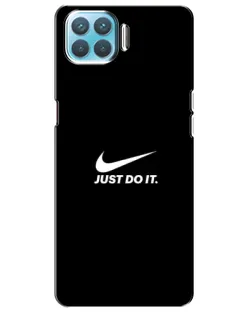 Чехол для OPPO A73 с картинкой «Минимализм от Nike»