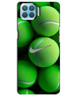Чехол для OPPO A73 с картинкой «Теннисные мячи Найк»