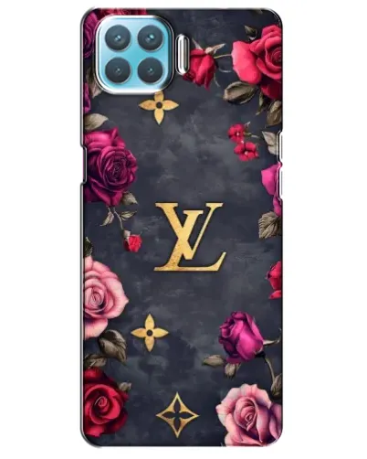 Чохол для OPPO A73 з картинкою «Квітковий Louis Vuitton»
